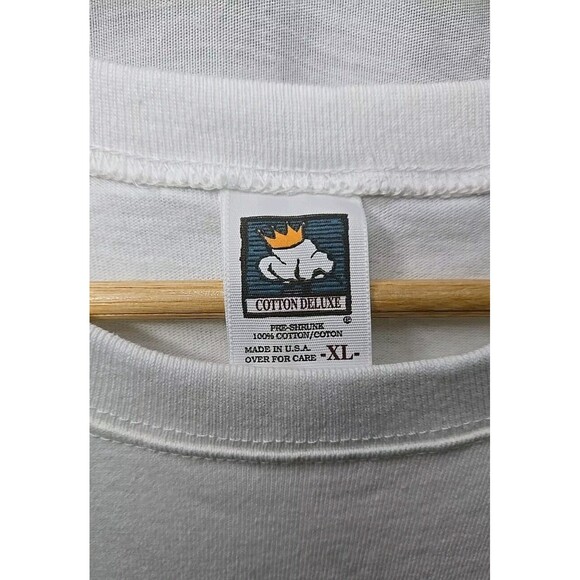 Cotton Deluxe Long Sleeve T Shirt - Sz XL Cotton, Made In The USA, US Cellular - Picture 6 of 10